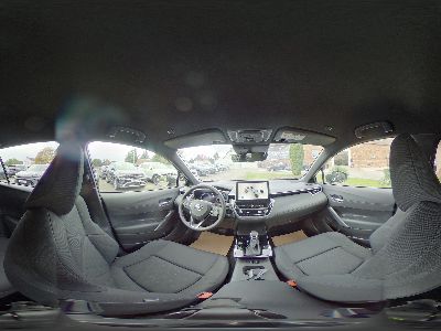 360° Innenansicht Toyota Corolla Cross      Style Teamplayer Hybrid 2,0-l-VVT-i Systemleistung 131 kW (178 PS) Neues Modell  