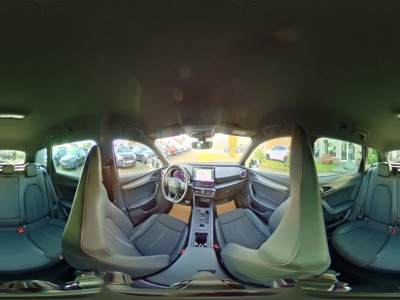 360° Innenansicht Cupra Leon      2,0l TFSi DSG Assitenz XL AZVel. Navi. Sitzh. FullLink AmbientLight LED SideAssist  