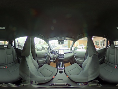 360° Innenansicht Toyota Corolla Cross      Style Teamplayer Hybrid 2,0-l-VVT-i Systemleistung 131 kW (178 PS) Neues Modell  