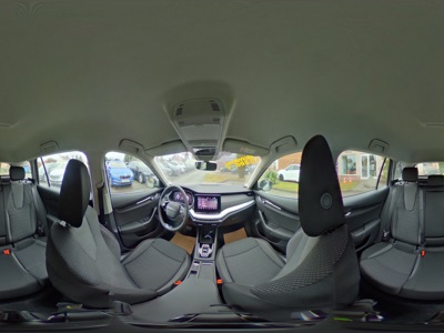 360° Innenansicht Skoda Octavia      1.5 eTSI mHEV DSG7 SelectionPlus ACC el.Heckk. AZV Kamera 3ZonenAC 17ZollRotare TopAusst.  