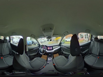 360° Innenansicht Skoda Octavia      1.5 eTSI mHEV DSG7 SelectionPlus ACC el.Heckk. AZV Kamera 3ZonenAC 17ZollRotare TopAusst.  