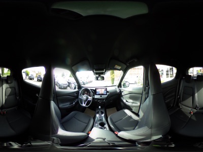 360° Innenansicht Nissan Juke      N-Connecta 1.0 DIG-T 84kw (114PS) 7DCT Navi Winterpaket beheizb.Frontscheibe AppleCarPlay  