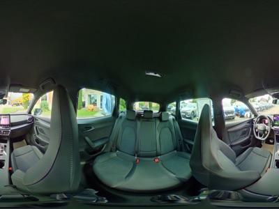 360° Innenansicht Cupra Leon      VZ 2.0TSI 333PS 4Drive DSG AZV Matrix IntelligentDrive Navi Sennheiser Garantie5Jahre 19ZollKupfer  