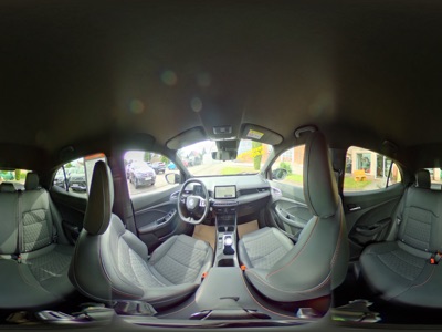360° Innenansicht MG MG3      Luxury 1.5 Hybrid+ 143kw Automatik LED 360Grad Kamera Pilot BSD RCTA LCW Sitzh. Teilleder Navi  