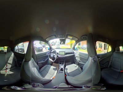 360° Innenansicht MG MG3      Luxury 1.5 Hybrid+ 143kw Automatik LED 360Grad Kamera Pilot BSD RCTA LCW Sitzh. Teilleder Navi  