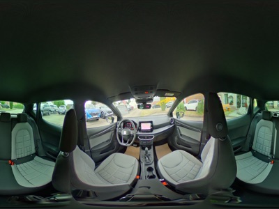 360° Innenansicht Seat Ibiza      FR+ 1.0TSI 85kw DSG 18Zoll FullLED Kessy SafeDrivingXL SideAssist 5Jahre Garantie LightAssist ACC Sitzh. Neues Modell  