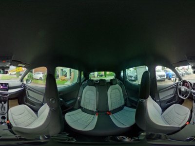 360° Innenansicht Seat Ibiza      FR+ 1.0TSI 85kw DSG 18Zoll FullLED Kessy SafeDrivingXL SideAssist 5Jahre Garantie LightAssist ACC Sitzh. Neues Modell  