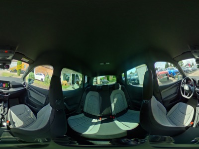 360° Innenansicht Seat Arona      FR+ 1.0TSI 85kw DSG AZV 18Zoll FullLED SafeDrivingXL SideAssist ACC Sitzh. Ablagepaket 5JahreGarantie Neues Modell  