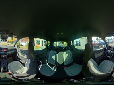 360° Innenansicht Seat Arona      FR+ 1.0TSI 85kw DSG AZV 18Zoll FullLED SafeDrivingXL SideAssist ACC Sitzh. Ablagepaket 5JahreGarantie Neues Modell  