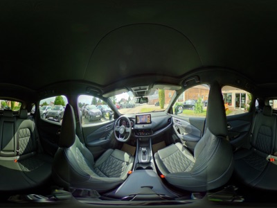 360° Innenansicht Nissan Qashqai      1.3 DIG-T MHEV Xtronic Tekna+ Vollausst. AZV abnehmb. Winterräder 1.Hd. TopZust. Garantie  