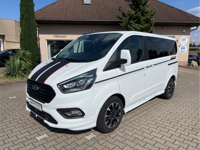 360° Außenansicht Ford Tourneo Custom      2.0 TDCi, 320 L1 Sport Autom. 8-Sitze Navigation Bi-Xenon SYNC3 TopAusst. Garantie Radstand 2933  