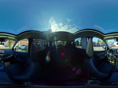 360° Innenansicht Nissan Qashqai      TEKNA+ Premium Plus 1.3 DIG-T MHEV 116kw Xtronic MY27 20-Zoll Sitzh. Lenkradh. Vollausstattung  