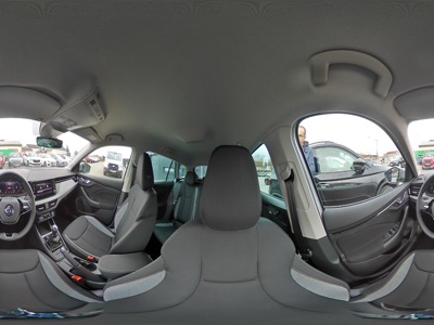 360° Innenansicht Skoda Scala      1,0 TSI DSG Selection 2ZKlim ShAs ViCo 2PDC Kam LED SmLi 5JG  