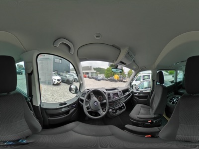 360° Innenansicht Volkswagen T6 Multivan      2,0 TDI Standhei PDC 2xKlima AHK Temp  