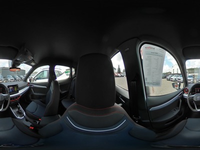 360° Innenansicht SEAT Arona      FR 1.0 TSI 2ZKlima NAVI LED ACC SHZ DAB PDC Kam 5JG  