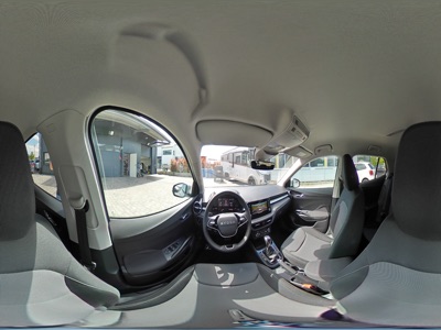 360° Innenansicht Skoda Fabia      Drive Plus 1.0 TSI DSG 2ZKlim Kam ACC 2xPDC LED SmLi SHZ Spha  
