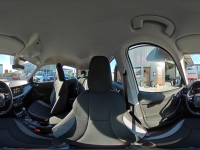 360° Innenansicht Skoda Kamiq      1,0 TSI Selection DSG AHK ViCo 2xPDC SHZ LED Kam 5JG  