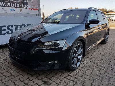 360° Außenansicht Skoda Superb Combi      SportLine 2,0 TDI DSG *AHK *Rückfahrkamera*Sportfahrwerk*optikschwarz  