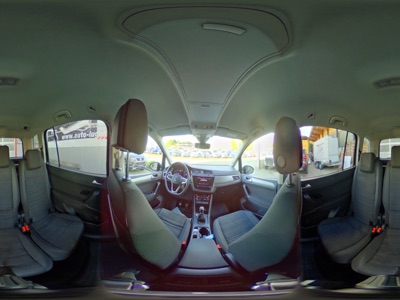 360° Innenansicht Volkswagen Touran      Comfortline BMT/Start-Stopp 2.0 TDI *LED *AHK *Alcantara *Kamera  