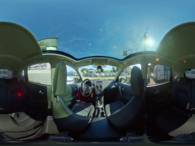 360° Innenansicht Nissan Qashqai      I-Way 1.5 dCi DPF 4x2*AHK*Rückfahrkamera*Panoramadach  