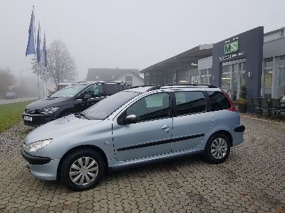 360° Außenansicht Peugeot 206      HDi 90 SW Grand Filou Cool-Klimaanlage-ZV-elektr.Fensterheber-CD-TÜV: 07/25  