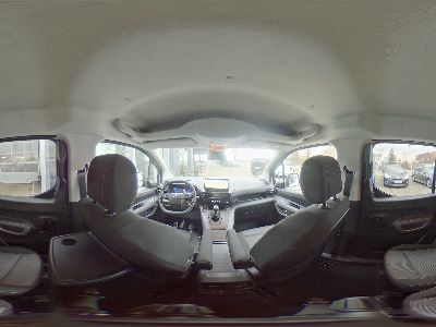 360° Innenansicht Toyota Proace City Verso      L2 Teamplayer 1.2 7-SITZER -ANHÄNGERKUPPLUNG+TEMPOMAT+ACC-RÜCKFAHRKAMERA-KLIMAAUTOMATIK-SITZHEIZUNG-SPURHALTEASSISTENT-BLUETOOTH-SMART KEY SYSTEM-GESCHWINDIGKEITSBEGRENZER-DAB-COMFORT PAKET 2-ABLAGE PAKET... 