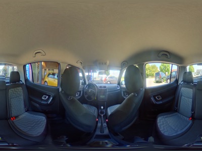 360° Innenansicht Skoda Fabia      II 1.2 Ambiente LIMOUSINE 5-TÜRIG-KLIMA-ALU-ZV-NSW-ELEKTR.FENSTERHEBER-SOMMERREIFEN NEUWERTIG !  