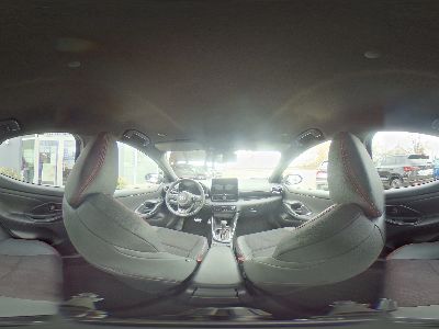 360° Innenansicht Toyota Yaris      1.5 Dual-VVT-iE Hybrid GR Sport 131 PS AUTOMATIK+NAVI+KAMERA+PDC VORNE-HINTEN+HEAD-UP+ACC+ALU 18
