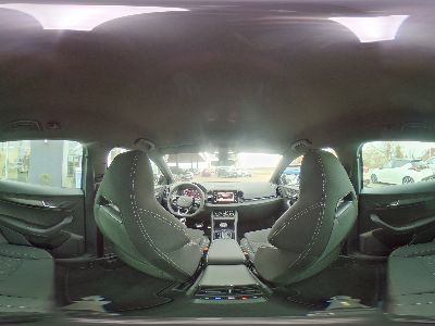 360° Innenansicht Skoda Karoq      2.0 TDI Sportline 4x4 7-GANG DSG AUTOMATIK! AHK SCHWENKBAR+NAVIGATION+ELEKTR.HECKKLAPPE+3-ZONEN CLIMATRONIC+FRONTSCHEIBENHEIZUNG+KAMERA+WINTERPAKET+MATRIX LED+KESSY+TEMPOMAT+ACC+PDC VORNE UND HINTEN+ 5 JAHRE GARANTIE!  