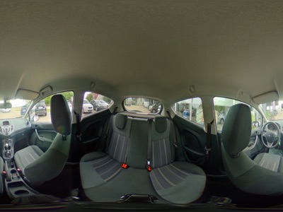 360° Innenansicht Ford Fiesta      1.25 Trend KLIMAANLAGE+AUDIO-CD+PRIVACY GLASS+ZV+SPIEGELHEIZUNG+ TÜV NEU !  