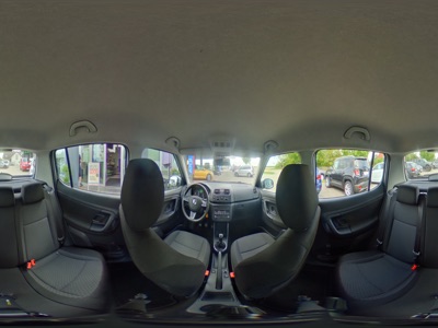 360° Innenansicht Skoda Fabia      1.2 TSI Ambition Green tec 5-türig + Klima CD-Swing ZV TÜV 04/2028 gepflegter Zustand !  