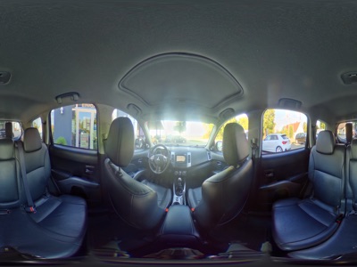 360° Innenansicht Mitsubishi Outlander      2.2 DI-D Instyle ALLRAD 7-SITZER ! ANHÄNGERKUPPLUNG + KLIMAAUTOMATIK TEMPOMAT SITZHEIZUNG SCHIEBEDACH GLAS ALUFELGENG 18