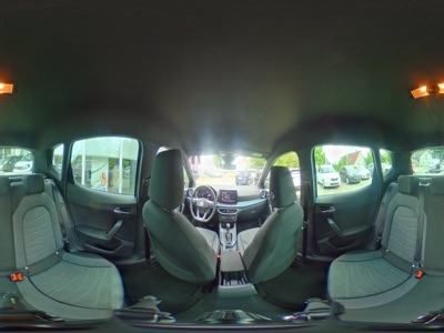 360° Innenansicht Seat Arona      1.0 TSI Xperience OPF 7-GANG DSG AUTOMATIK+TEMPOMAT ACC+VOLL-LED+INFOTAIN-PAKET MIT NAVIGATION+DIGITAL COMBI+WINTERPAKET+TOTE-WINKEL+SICHERHEITS-PAKET  