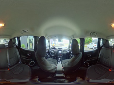 360° Innenansicht Jeep Renegade      Limited 1,4 MultiAir FWD + NAVIGATION SOUND-PAKET WINTERPAKET SITZHEIZUNG LENRADHEIZUNG TEMPOMAT BI-XENON SUNSET  