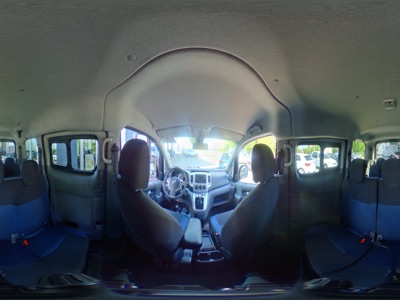 360° Innenansicht Nissan Evalia      NV200 1.5 dCi Premium 7-SITZER + ANHÄNGERKUPPLUNG NAVIGATION SITZHEIZUNG KLIMAAUTOMATIK ALU MULTILENKRAD TEMPOMAT  