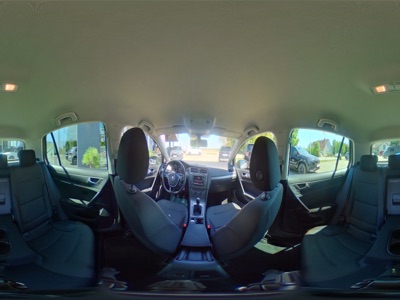 360° Innenansicht Volkswagen Golf      VII 1.4 TSI Comfortline BMT 5-TÜRIG + ANHÄNGERKUPPLUNG ABNEHMBAR+KLIMAAUTOMATIK CLIMATRONIC WINTERPAKET PARKLENKASSISTENT ALU 16